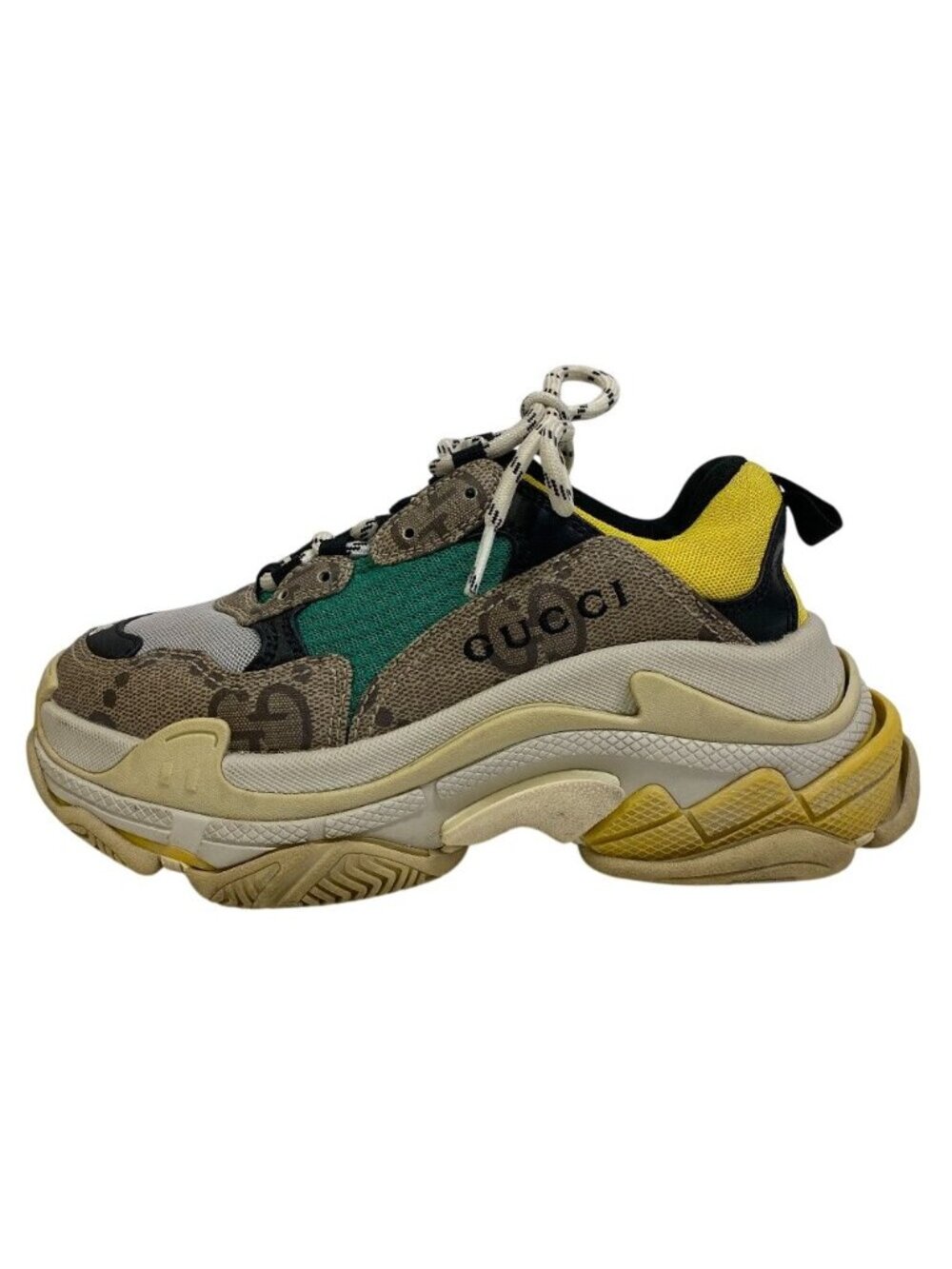 Gucci the Hacker Project Maxi GG Supreme Canvas Sneakers Green